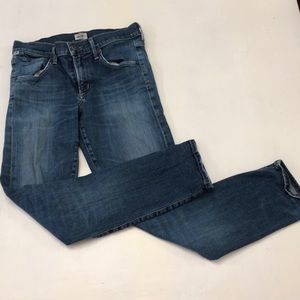 Citizens of humanity, size 25. A fade of blues.